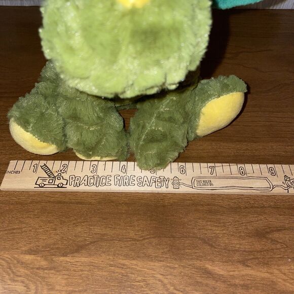 Goffa Dinosaur Plush Stuffed Animal Toy Sitting Triceratops Green - 10.5" Tall - Picture 13 of 13